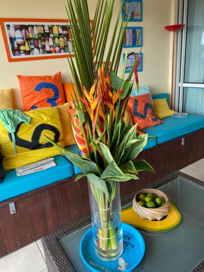 Ferienwohnung Les Hibiscus Sainte-Luce Exterior foto